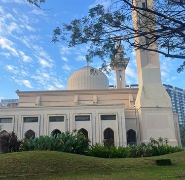Dome of Mosque in Shah Alam, Malaysia 