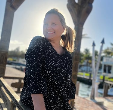 Erin Lair with Minnie's Travel Boutique pictured in the Florida Keys.