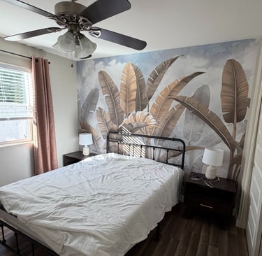 Wallpaper installation project in Tempe, AZ