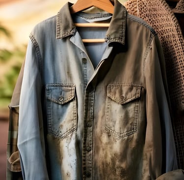 A dirty shirt