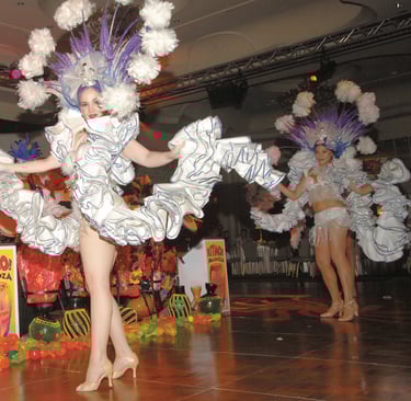 RITMO!® Conga Showgirls Add a Touch of Latin Tropical Elegance to Your Specia Event