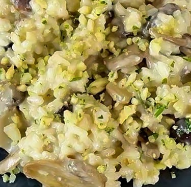 Risotto ai funghi Vegetariano