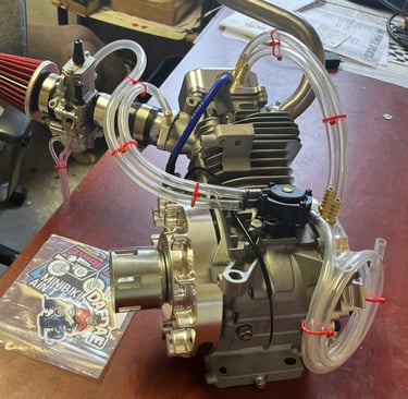 Race engine for go kart all billet aluminum