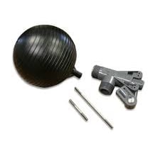"High-quality molded plastic float ball and components for industrial use"