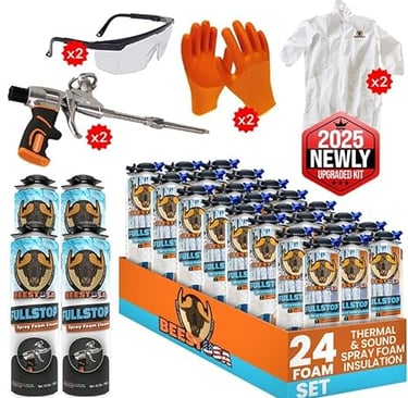 Spray Foam Insulation Kit for Walls and Attic