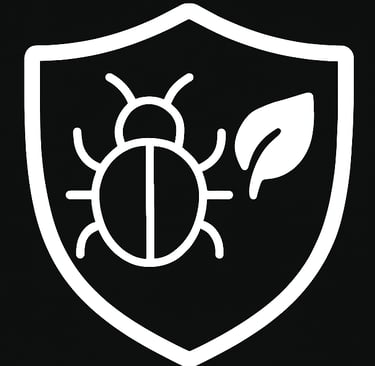 a green pest control pest control sign