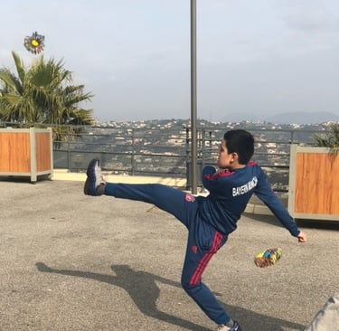 Un jeune joueur de Pitchak