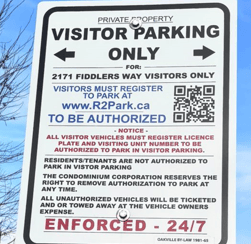 Visitor Parking Only