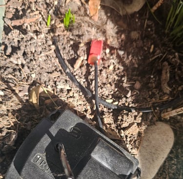 a radio receiver with wires and wires connected to a radio
