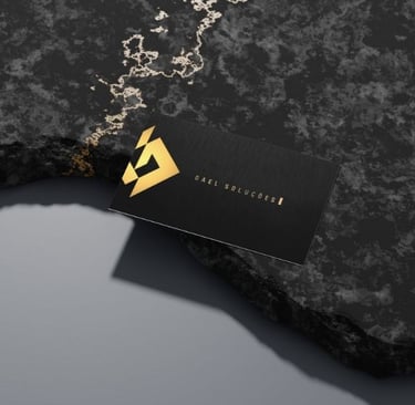 Cartão de visitas da Gael Soluções