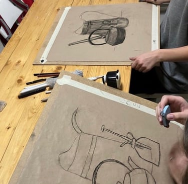 Level up Art – středy 17:30–19:30, věk 13–17 let, výtvarné workshopy pro teenagery s Bera Kavana v L