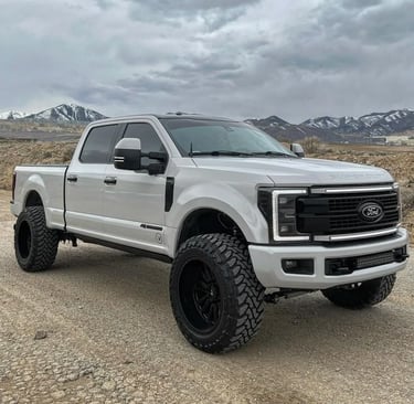 pick up truck on truck tyre size 7.50 R16