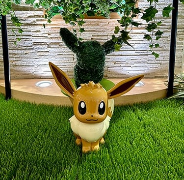 Statue Evoli au Pokemon center de Sunshine CIty à Ikebukuro