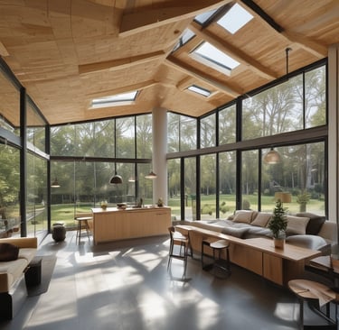 a small model of a house with a roof