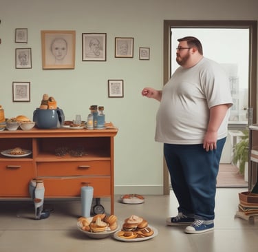 man in white crew neck t-shirt holding burger