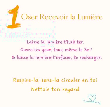 Oser recevoir la lumière