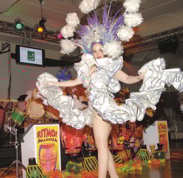 Our stunning dancers and elegant hostesses light up the stage with interactive performances