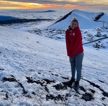 Maunakea Hawai'i Schnee Gedanken Annerschtwo