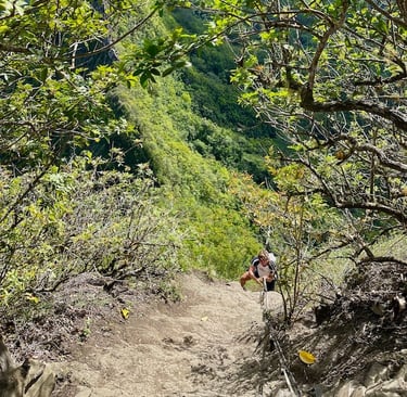 Olomana Trail Three Peaks Hawai'i O'ahu