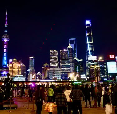 Shanghai China Skyline