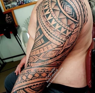 carl cocker polynesian tattoo artist brisbane sydney perth melbourne australia 