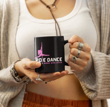 nurse pole dance mug