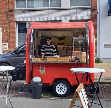 Lot's soep truck op een evenement