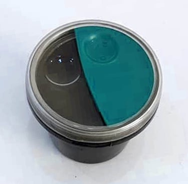 Final product of injection molded disposable sauce container, designed by Koorosh Shojaei, 3