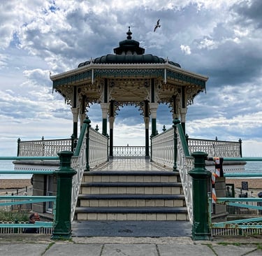 Le gazebo du bord de mer à Brighton