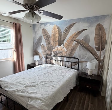 Wallpaper installation project in Gilbert, AZ