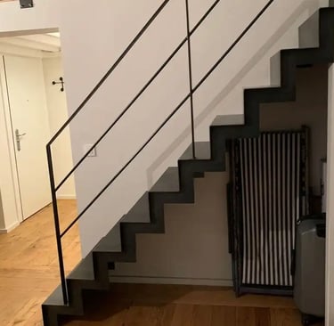 aménagement sous escalier sur mesure Belgique