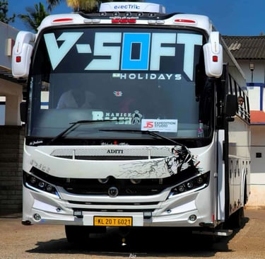 Tourist Bus Rentals in Trivandrum-Trivandrum Cabs