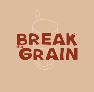 Identité visuelle - Break the grain - coffee par Soleado studio