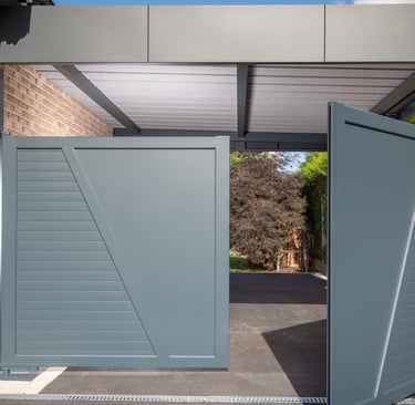 Bandeau horizon & PORTAIL MARCILLY SUR CARPORT