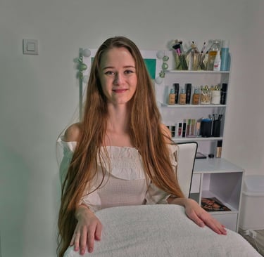 Horváth Dorina kozmetikus veszprémi szalonjában