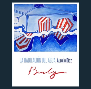 a poster for an art exhibition by Diaz in the museum in Nerja