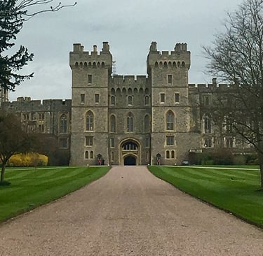 Château de Windsor depuis The Long Walk