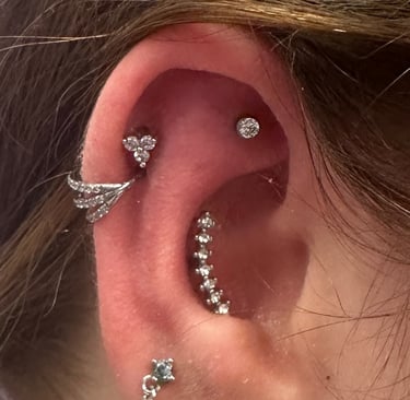 Licensed rook piercing studio in Montrose & Stonehaven
