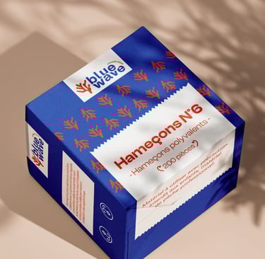 Design de packaging - Blue wave - Soleado studio