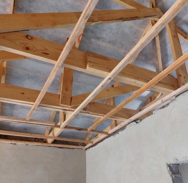 Interior truss works for new home build, Krugersdorp