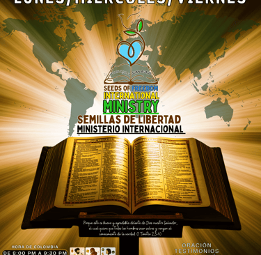 CONEXIÓN DE LA PALABRA; LUNES, MIERCOLES Y VIERNES. 8:00 PM HORA COLOMBIA