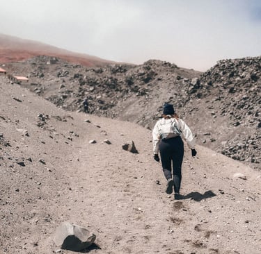Cotopaxi volcano hike with Secret Garden Hostel, Ecuador, South America