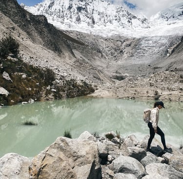 Laguna Llaca Hike, Huaraz, Peru, South America
