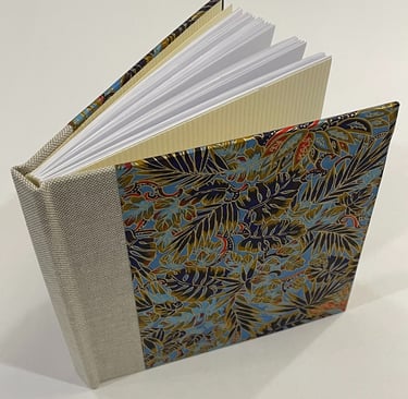 Journal with chiyogami paper - Bound Impression