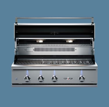 a premium stainless steel grill