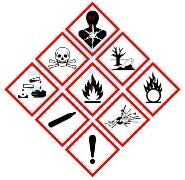 COSHH regulation symbols