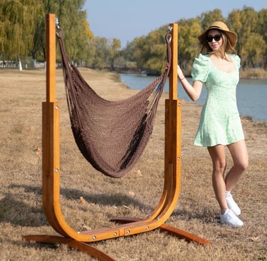 Saniwerke jumbo haven lounger hammock chair set