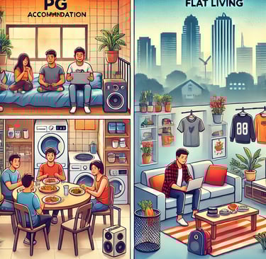 An comparison between PGs and Flats.