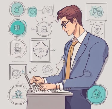 a close up of a computer chip with a symbol on it