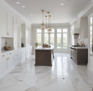 Close-up of a cozy carpeted living room with warm lighting.
